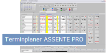 ASSENTE PRO Monatsübersicht