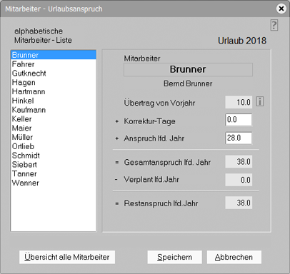 urlaubsanpruch